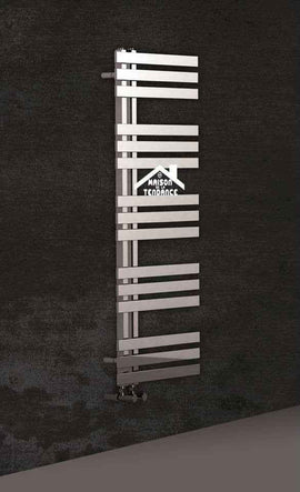 Radiateur sèche-serviette design vertical VERONA 50x120 cm en chrome