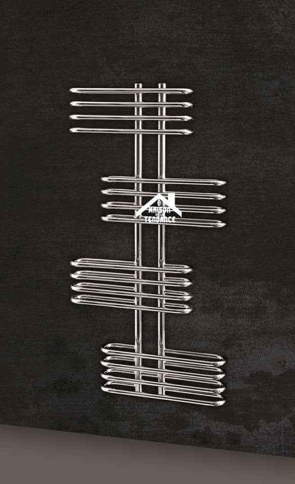 Radiateur sèche-serviette design vertical EDEN 50x120 cm en chrome