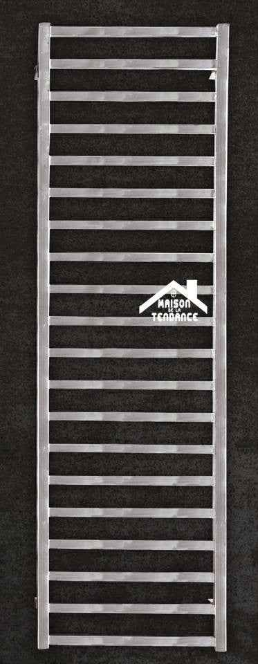 Radiateur sèche-serviette design vertical KARNAK 50x100 cm en chrome