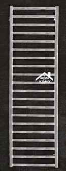Radiateur sèche-serviette design vertical KARNAK 50x100 cm en chrome
