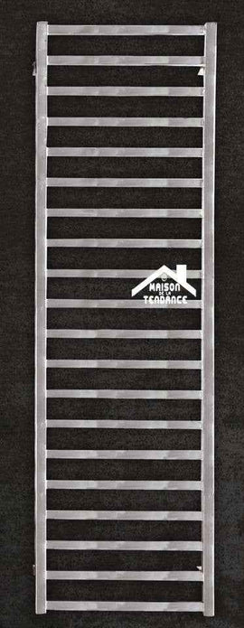Radiateur sèche-serviette design vertical KARNAK 50x100 cm en chrome