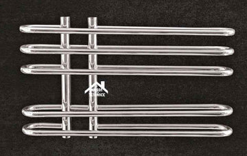 Radiateur sèche-serviette design vertical DORA 70x40 cm en chrome