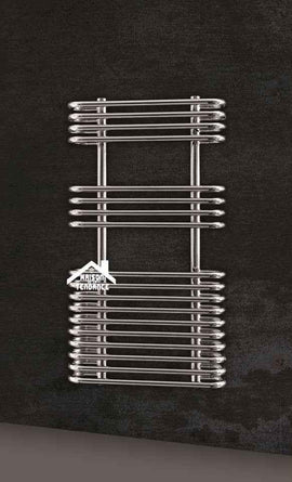Radiateur sèche-serviette design vertical VIVIEN 50x90 cm en chrome