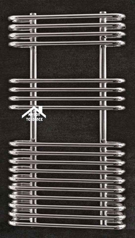 Radiateur sèche-serviette design vertical VIVIEN 50x90 cm en chrome