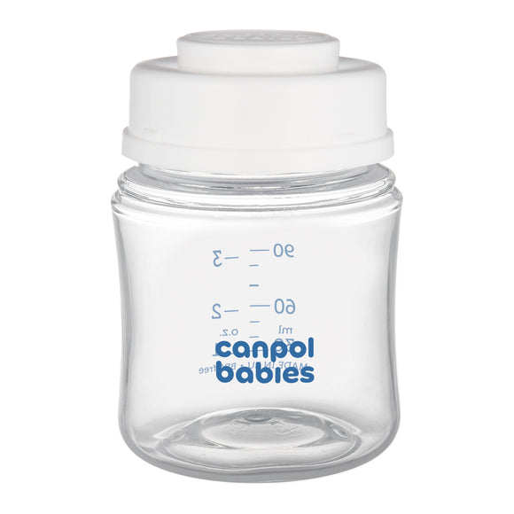 Coffret de biberons CANPOL BABIES pour la conservation du lait maternel 3 x 120 ml, 0 mois et plus, 35/235