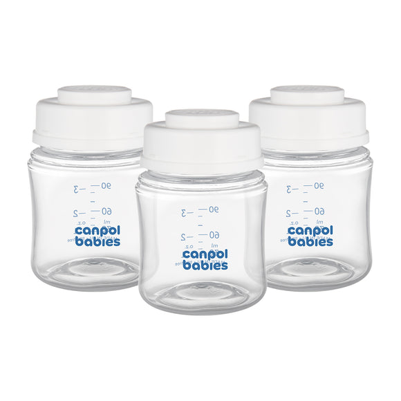 Coffret de biberons CANPOL BABIES pour la conservation du lait maternel 3 x 120 ml, 0 mois et plus, 35/235