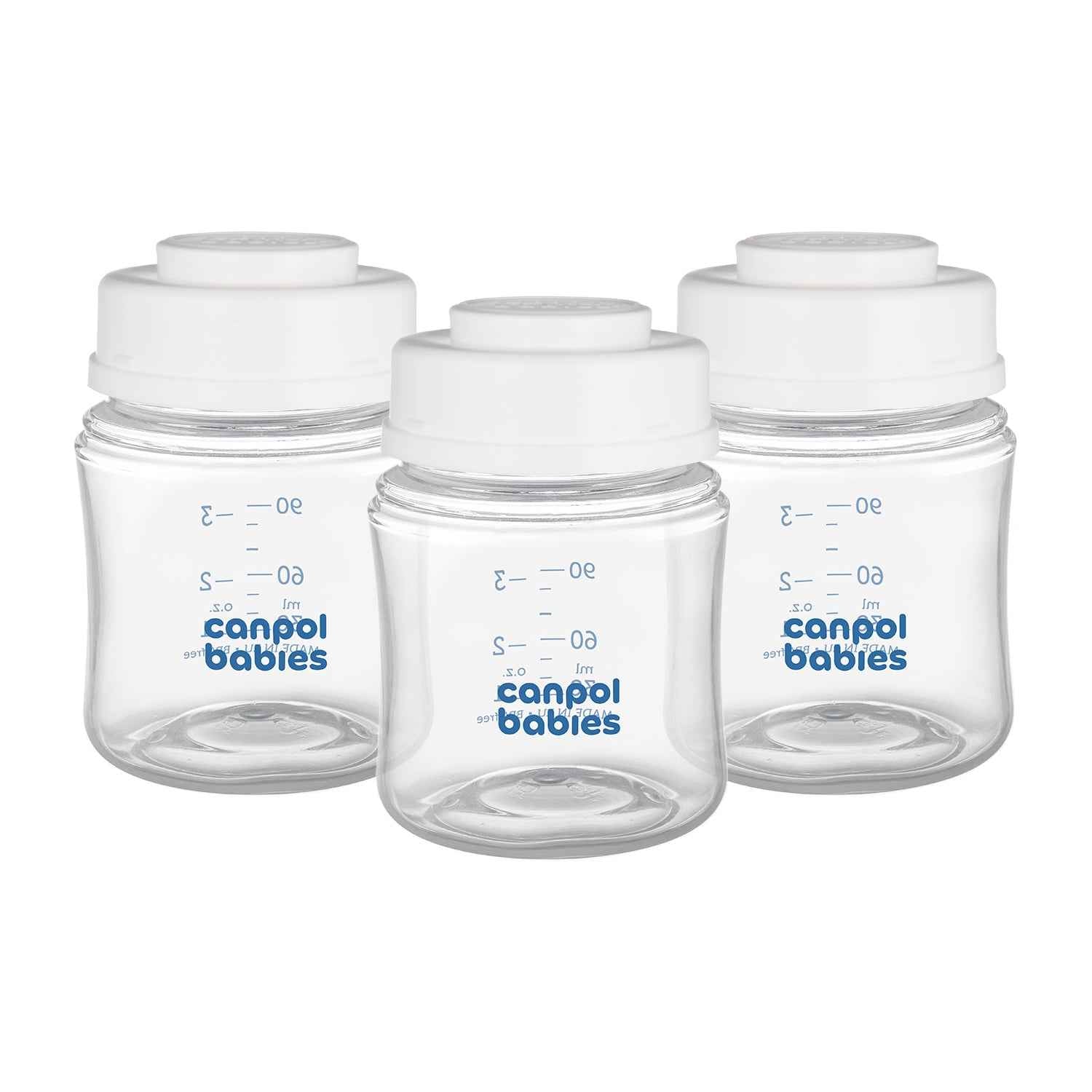Coffret de biberons CANPOL BABIES pour la conservation du lait maternel 3 x 120 ml, 0 mois et plus, 35/235