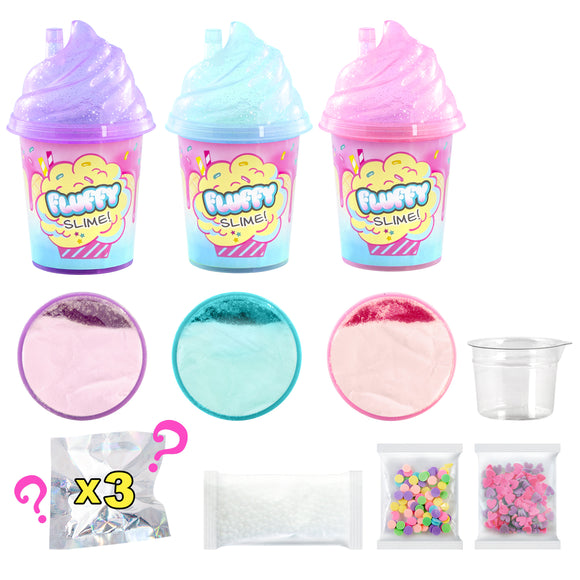 SO SLIME set Fluffy shaker 3-pack