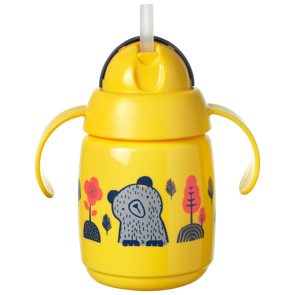 Tasse d'apprentissage avec paille TOMMEE TIPPEE, 6 mois et plus, 300 ml, jaune, 447831