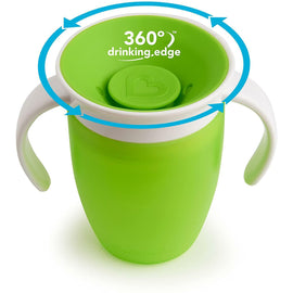 MUNCHKIN Trainer Cup, Miracle 360, Green, 6m+, 207 ml, 90103 - 0