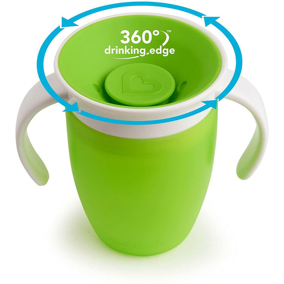 MUNCHKIN Trainer Cup, Miracle 360, Green, 6m+, 207 ml, 90103
