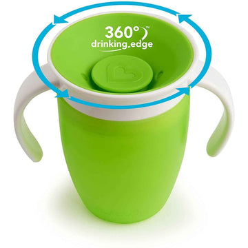 MUNCHKIN Trainer Cup, Miracle 360, Green, 6m+, 207 ml, 90103
