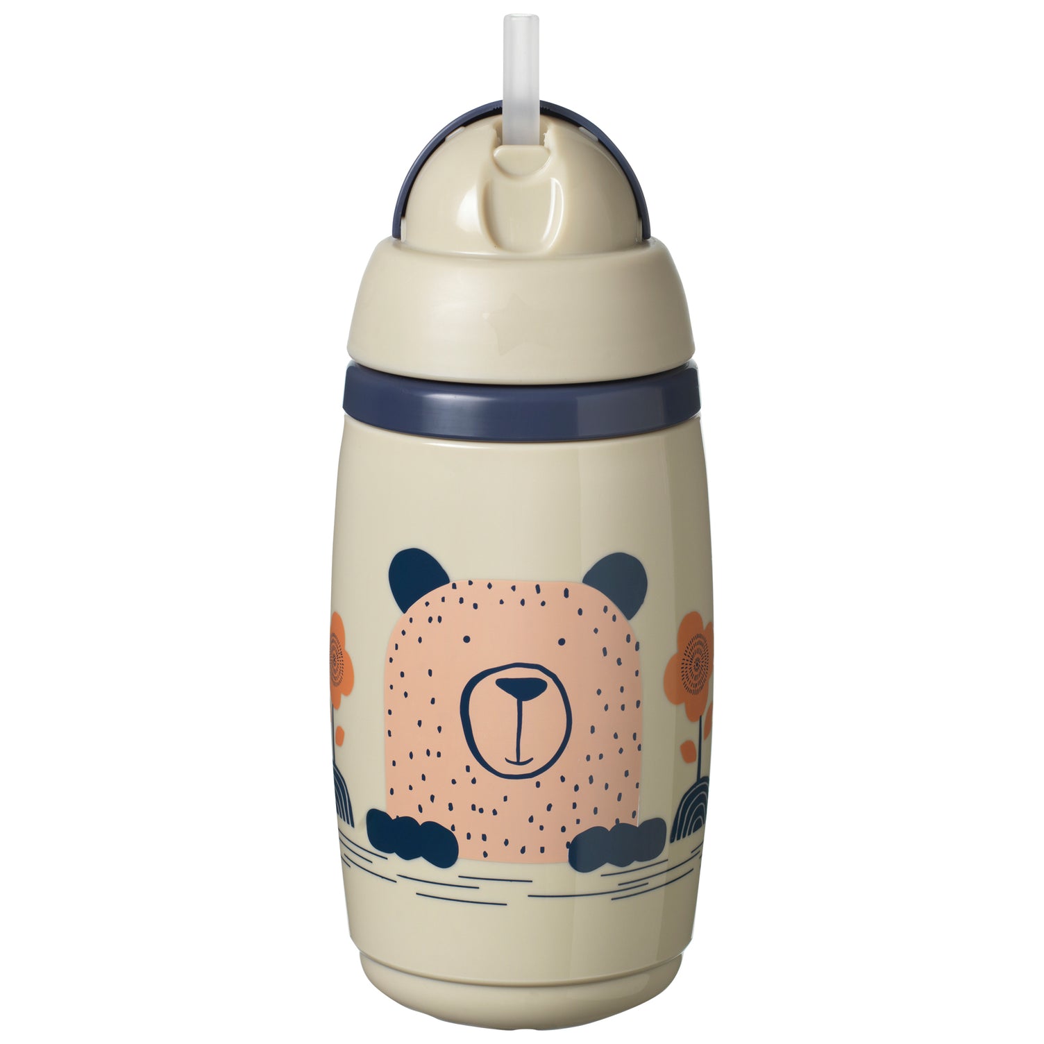 Paille isotherme TOMMEE TIPPEE 266 ml, 12 mois et plus, gris, 447824