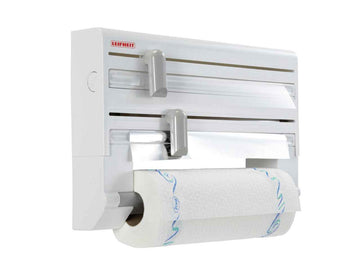 Leifheit 25703 Porte-essuie-tout mural Gris, Blanc