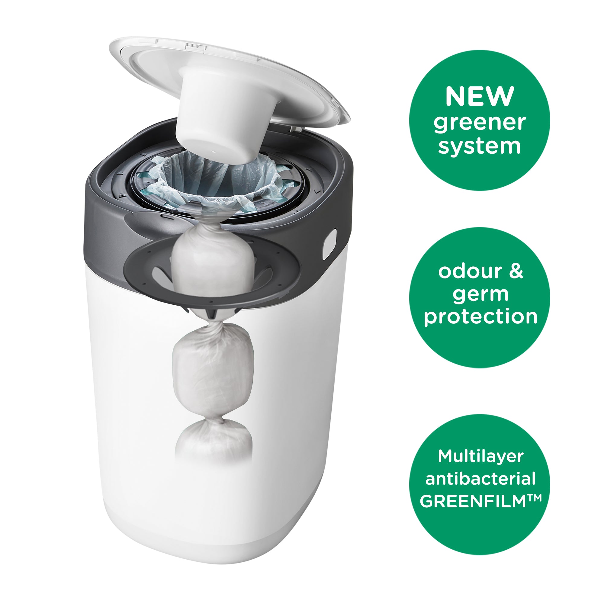TOMMEE TIPPEE Twist and Click Tub avec 4 recharges, 85102002