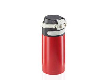 Leifheit 03245 travel mug 350 ml Black, Red Stainless steel