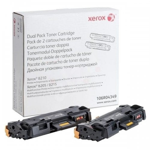 Cartouche de toner Xerox 106R04349, 2 pièces, noir d'origine