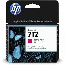 Cartouche d'encre HP 712 DesignJet magenta 29 ml