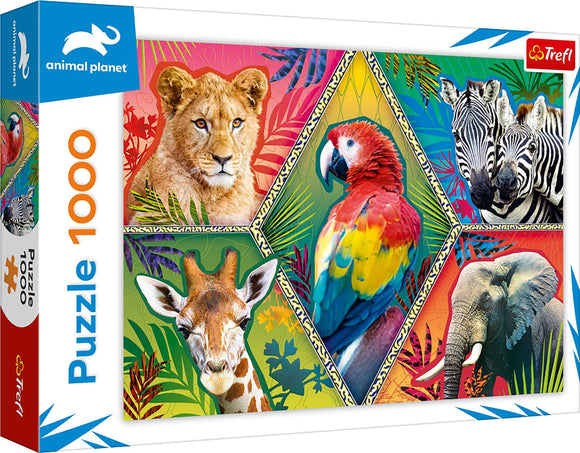 Puzzle TREFL Animaux exotiques 1000 pièces