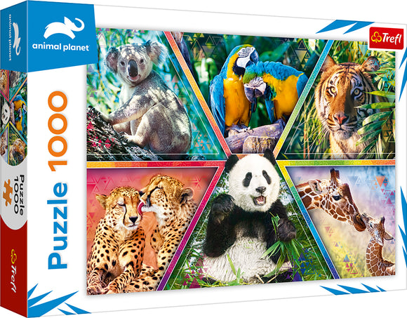 Puzzle trefl animaux 1000 pièces