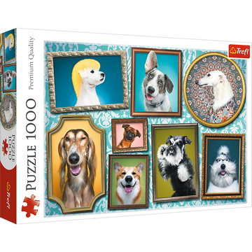 Puzzle trefl chiens 1000 pièces