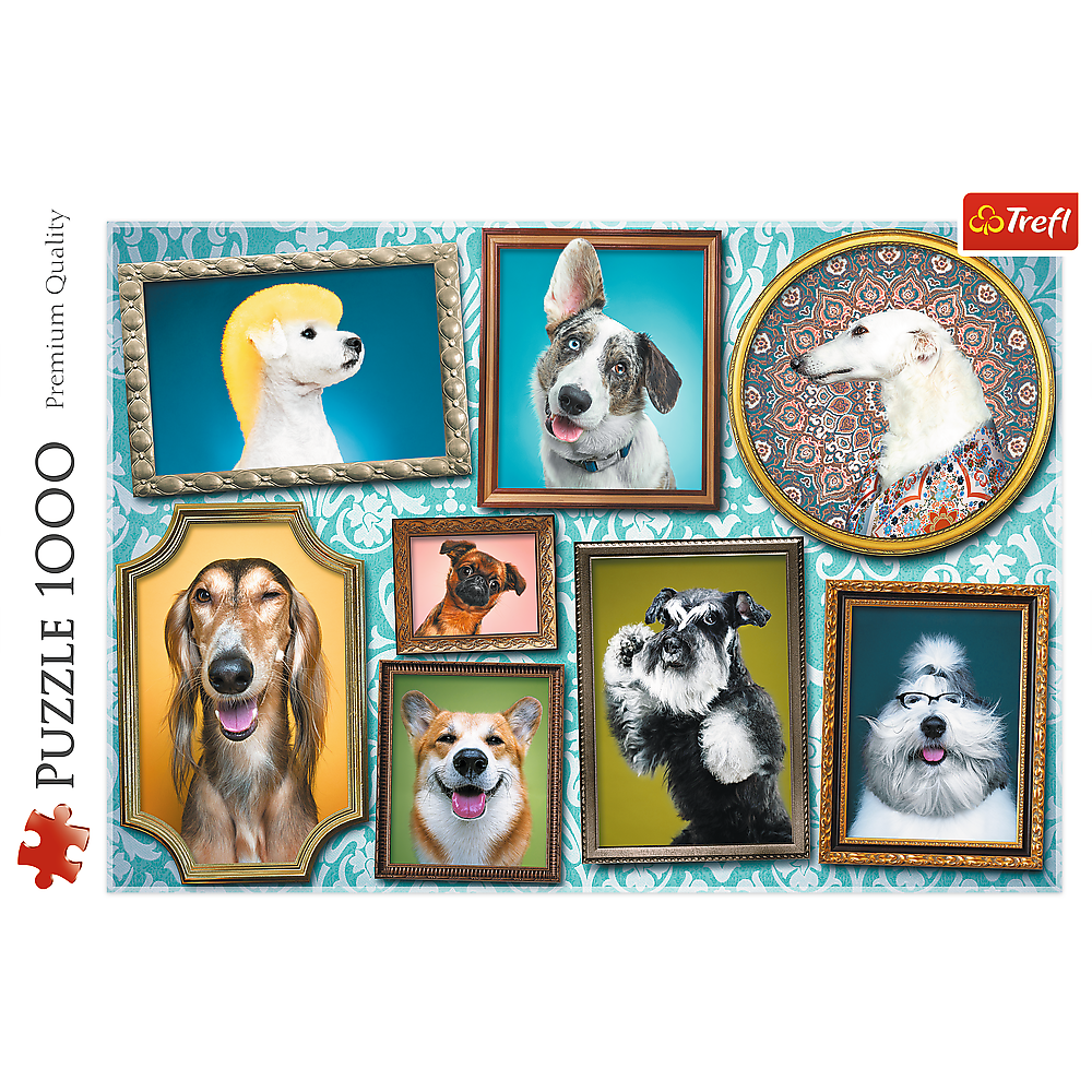 Puzzle trefl chiens 1000 pièces