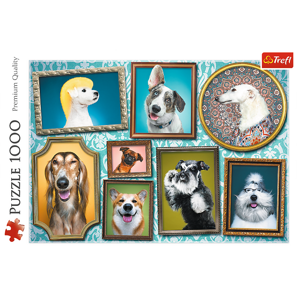 Puzzle trefl chiens 1000 pièces