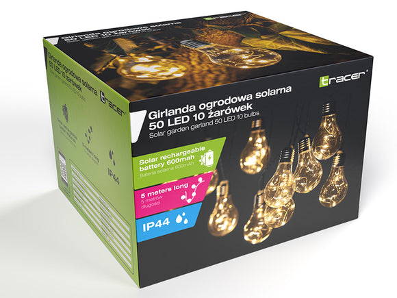 Guirlande solaire de jardin tracer 46829