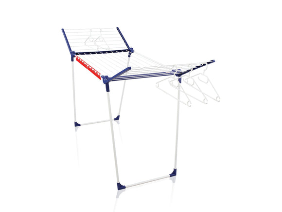 Leifheit 81520 laundry drying rack/line Floor-standing rack Blue, White