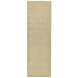 Tapis de couloir uni pure laine CANDY Beige - Novatrend 