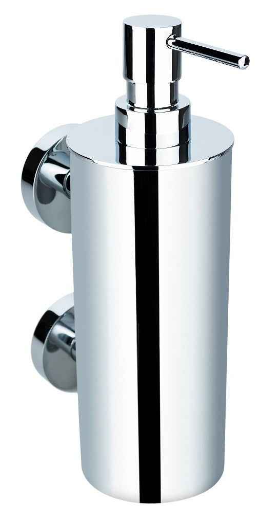 Distributeur de savon liquide JUMBO laiton chromé 7x23x11cm / 550 ml