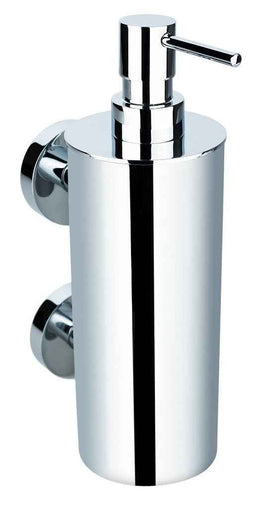 Distributeur de savon liquide JUMBO laiton chromé 7x23x11cm / 550 ml