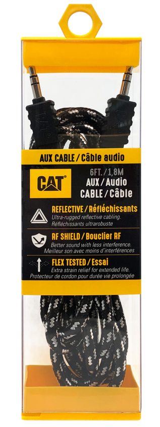 Cable auxiliaire/cable audio caterpillar cat-pc-aux