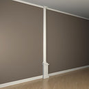 Pied de demi-colonne 117700 Profhome Colonne Élement décorative design intemporel classique blanc-4