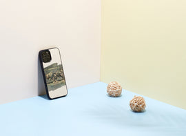 Coque MAN&WOOD pour iPhone 12/12 Pro taureau blanc