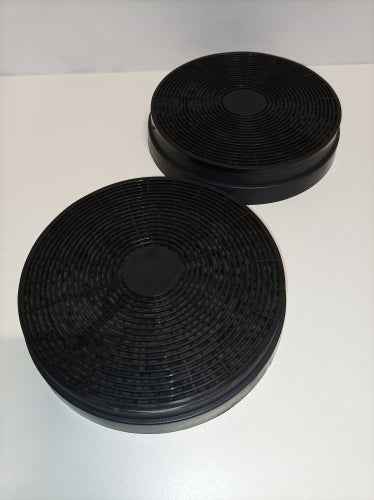 Filtre à charbon actif Ecost Customer Return (x2), adapté à diverses gammes « Respecta », « Bomann »