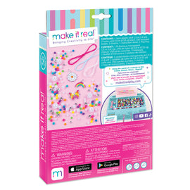 Ensemble de bijoux diy make it real : bracelets au trésor arc-en-ciel