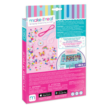 Ensemble de bijoux DIY MAKE IT REAL : bracelets au trésor arc-en-ciel