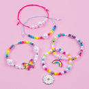 Ensemble de bijoux diy make it real : bracelets au trésor arc-en-ciel