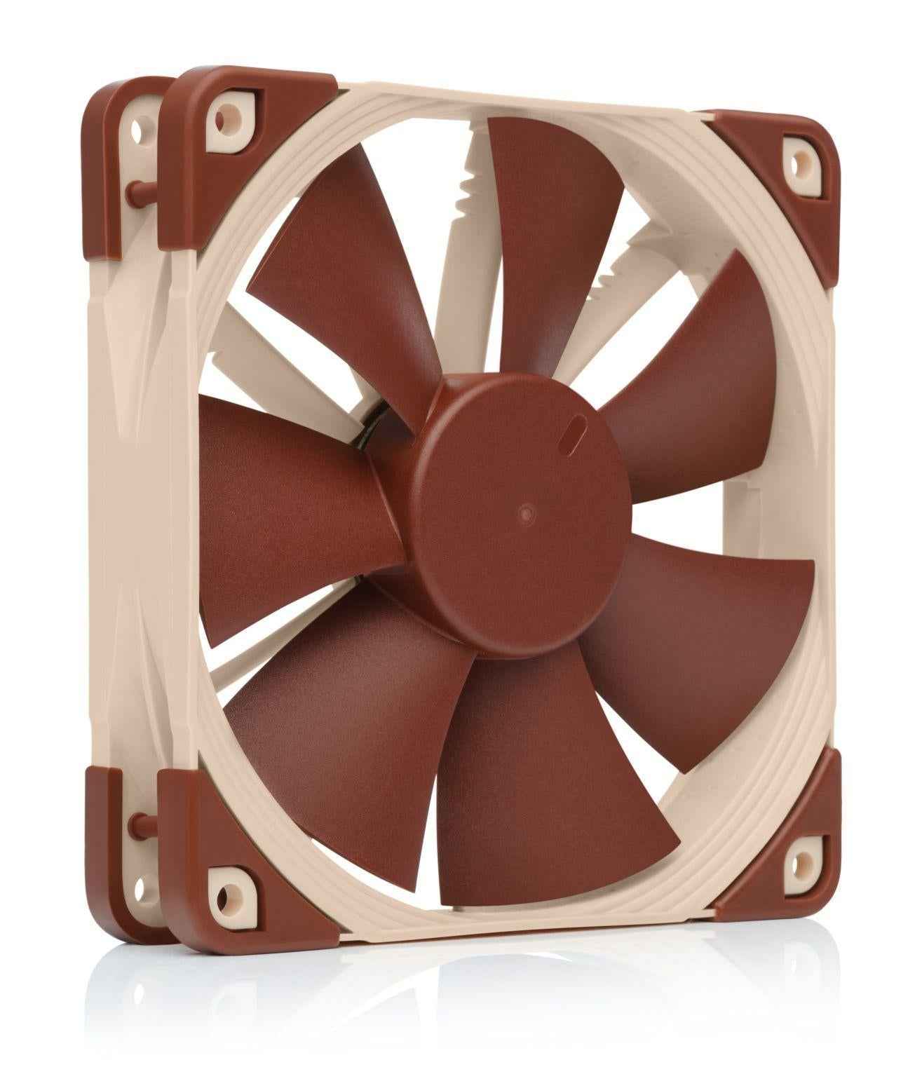 Noctua NOC-NF-F12-PWM Ventilateur pour boîtier d'ordinateur 12 cm Beige, Marron 1 pièce(s)