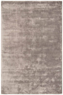 Tapis de salon en viscose fait main titane-40