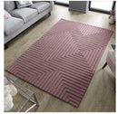 Tapis de salon design pure laine castela