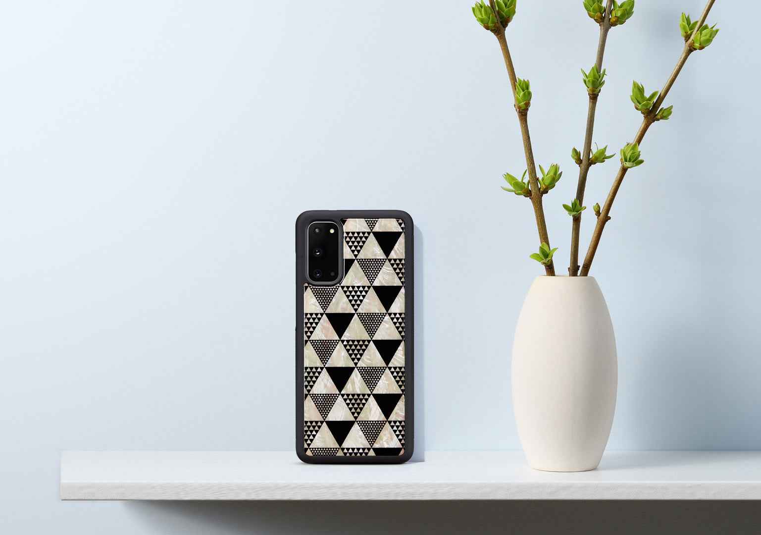 Coque iKins pour Samsung Galaxy S20 pyramide noire