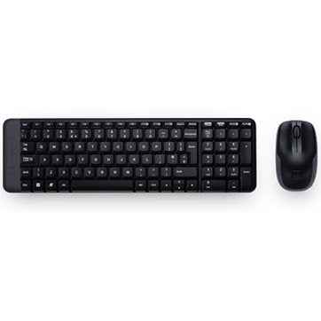 Logitech | Combo Wireless Keyboard and Mouse | MK220 | Keyboard and Mouse | Wireless | Mouse included | US | Black | N/A