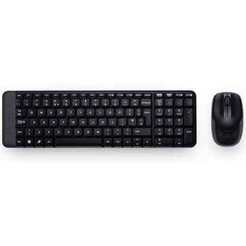 Logitech | Combo Wireless Keyboard and Mouse | MK220 | Keyboard and Mouse | Wireless | Mouse included | US | Black | N/A