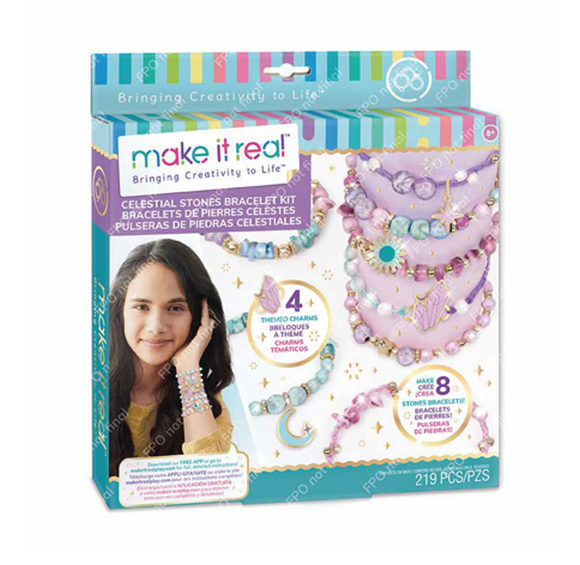 Ensemble de bracelets DIY MAKE IT REAL Pierres célestes