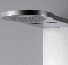 Colonne de douche hydromassante THALIA en ABS chromé 134x20x7 cm