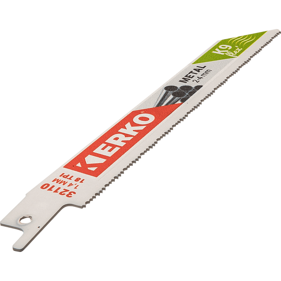 Lame sabre erko 150x19x09 18t metal k9 etui 5