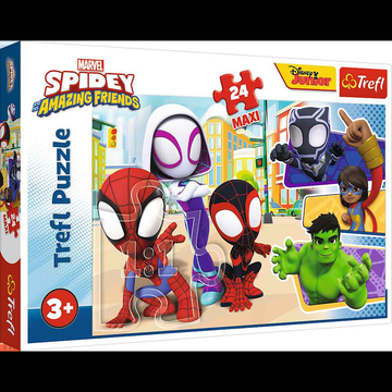 TREFL SPIDER-MAN maxi puzzle 24 pièces Spidey