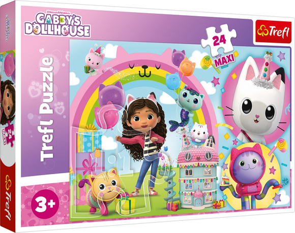 Puzzle maxi trefl gabby's dollhouse 24 pièces